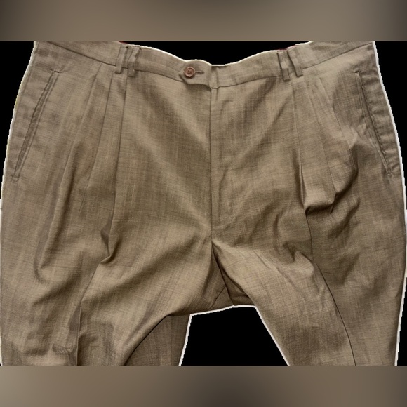 Valentino new without tags pleated silk & wool made in biella italy mauv… - Picture 11 of 17